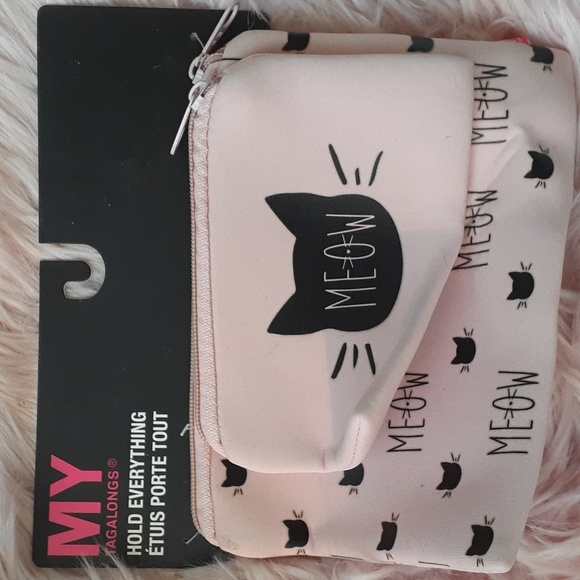 New Listing!! Brand New MY TAGALONGS MEOW Cosmetic Cases- 2 CT. - Picture 1 of 3